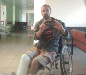 Мартин на коляске