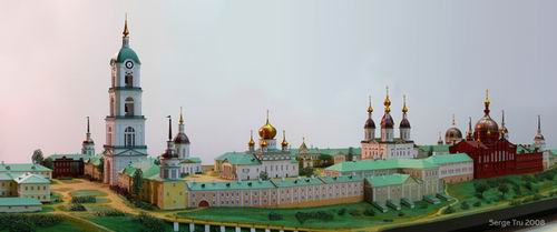 Макет Саровского монастыря 1:250