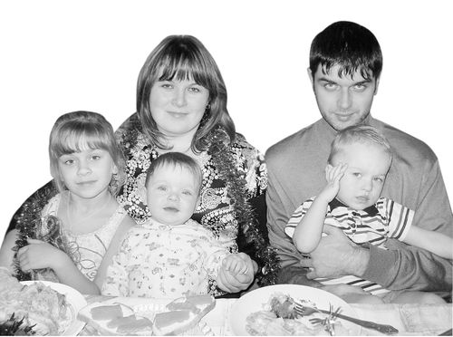 Дружная семья Москалевых