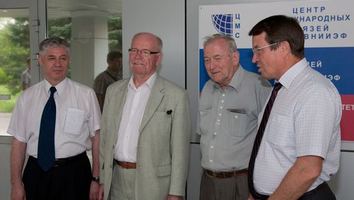 Слева направо: А.Шилов, Р.Илькаев, А.Боярчук и В.Костюков