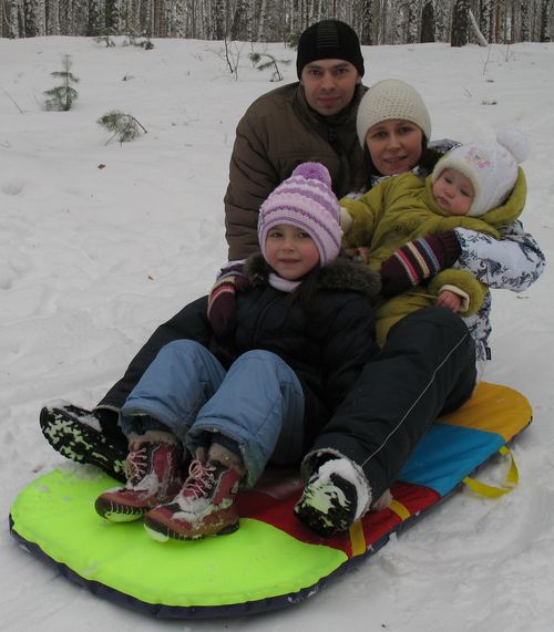 Семья Бубновых любит активный отдых