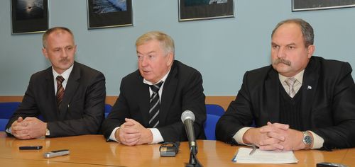 Слева направо: А.Голубев, В.Жигалов, С.Яковлев