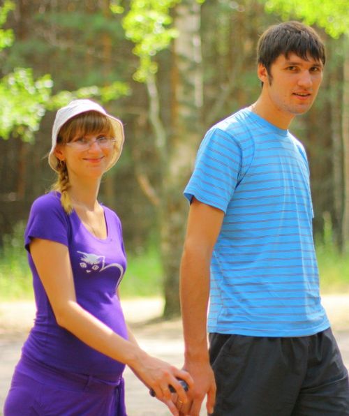 Сергей Рахтов с женой Мариной