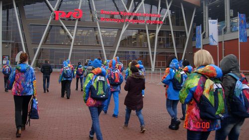 Экскурсия для волонтеров в горный кластер