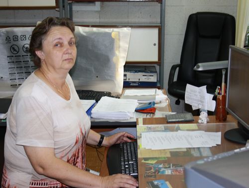 Т.Б. Воробьева на рабочем месте