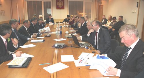 Встреча И.М.Каменских с руководством города, ВНИИЭФ и депутатами