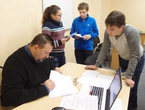 Занятия ведет И.Т.Шморин