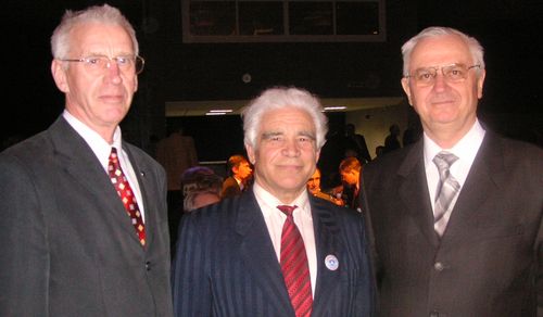 Начальники отделения 14 (слева направо): Ф.М. Гудин, А.В. Девяткин, В.А. Бушина