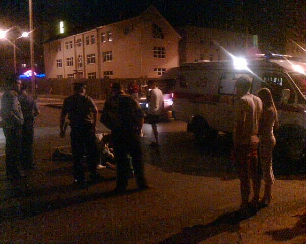 Сбили человека на Курчатова (ВАЗ-2105)