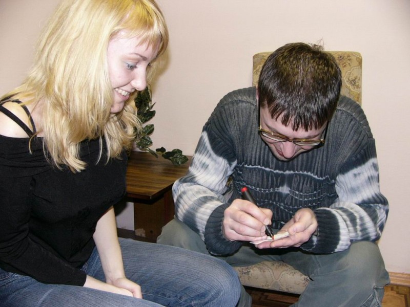 Лена &  Чёрт = автограф