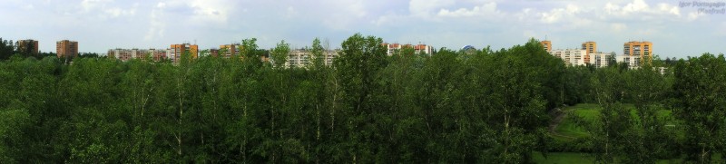 Заречный район. Панорама.